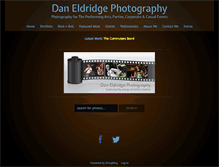 Tablet Screenshot of daneldridgephotography.com